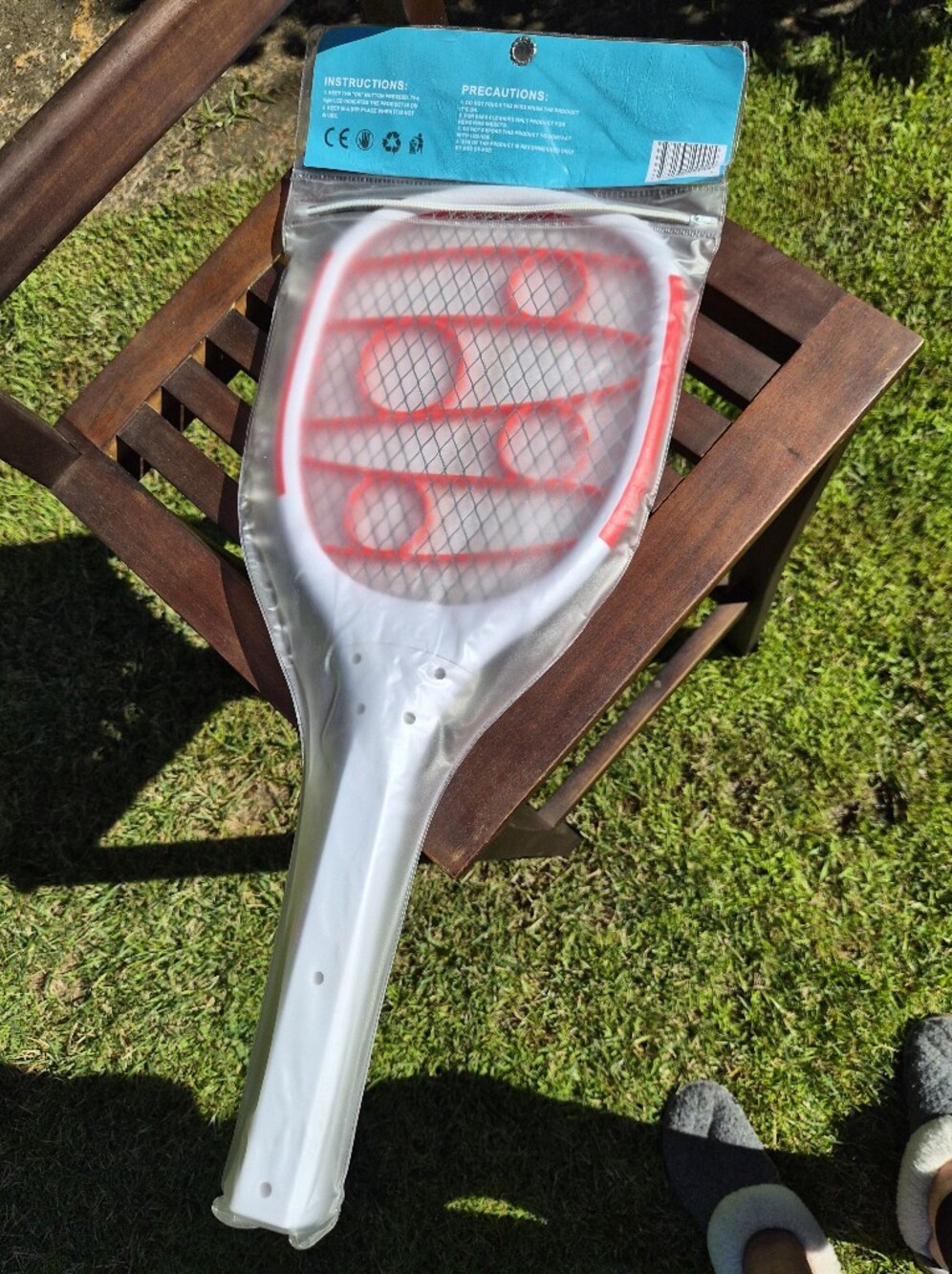 ⚡️Electronic Fly Swatter Bug Zapper Racket 🆕 NIP - Picture 4 of 9